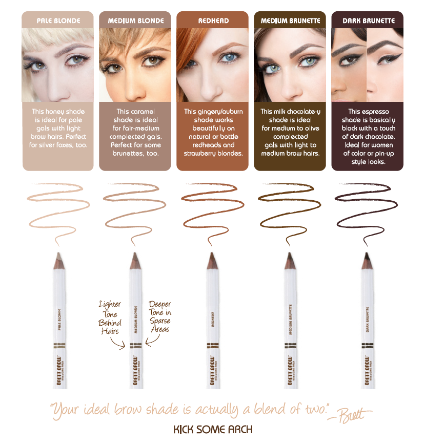 Medium Brunette Pencil
